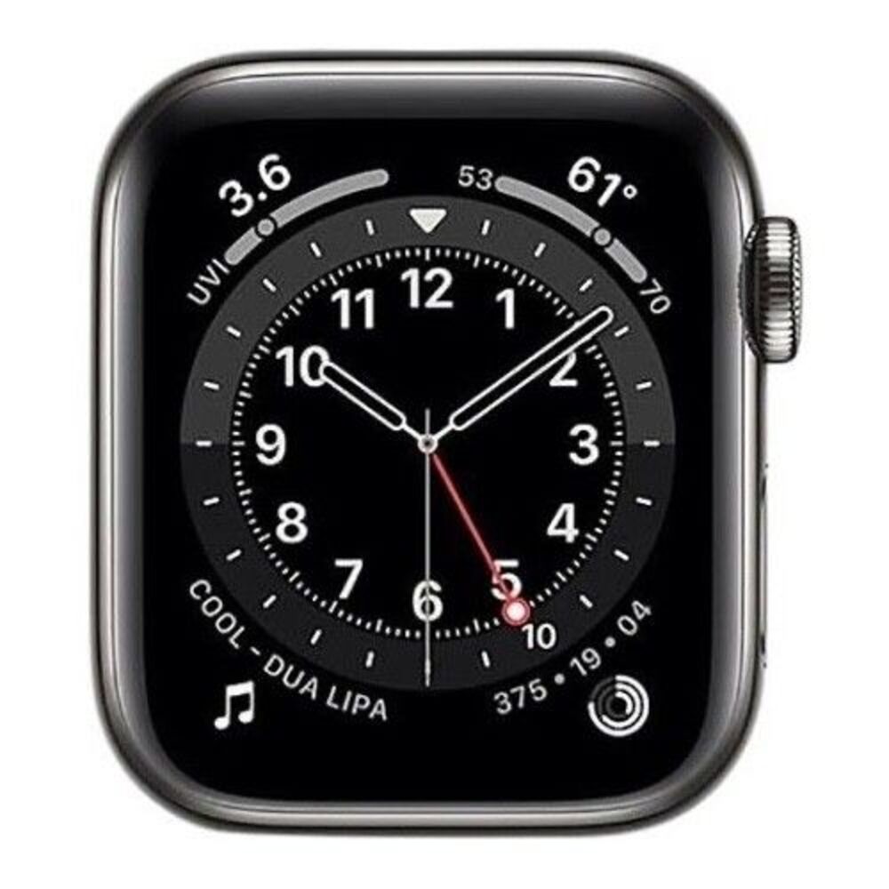Apple Watch Series 6 GPS + Cellular 44MM Dark Gray Stainless Steel Case No Band